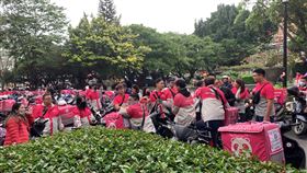foodpanda,熊貓罷工。（圖／外送員提供）