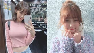 火辣身材超甜笑容　實況主劉萱來拜年