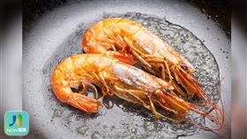 名家專用／NOW健康／蝦子煮熟後呈現橘紅色，就是因為蝦子的甲殼含有蝦色素，當其他色素受到高溫破壞後，就會顯現出相對較穩定的類胡蘿蔔素顏色。(勿用)