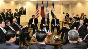 吳釗燮參與四方會談（圖／翻攝自外交部推特）