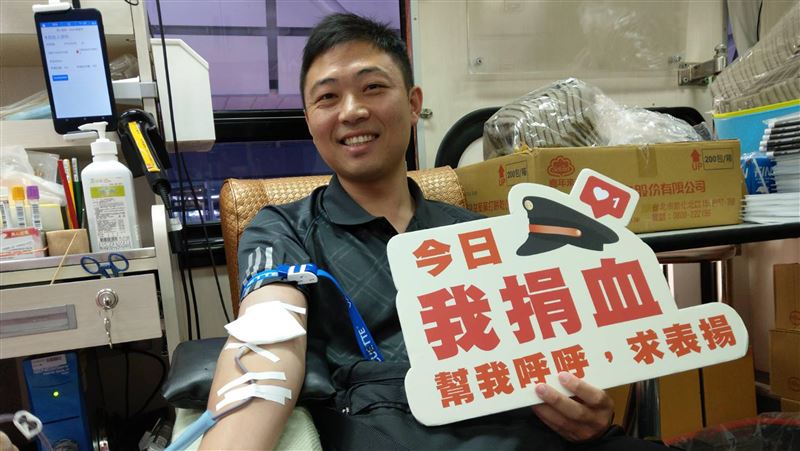 請休假捐血　嘉義憲兵隊獻愛心