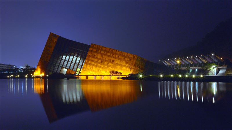 戶外生態照明　蘭陽博物館夜間展新貌