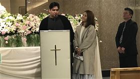 李宣榕悼念父親。（記者洪素津攝影）