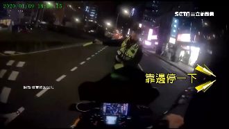 騎士右轉離斑馬線太近　被開罰單