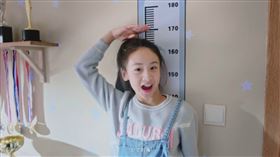11歲的森蝶首度拍廣告，身高直逼170公分。（圖／翻攝自田亮微博）