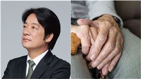 準副總統賴清德，分享台南家鄉三位長輩們，等到開完票、得知結果出爐後才安然辭世。（組圖／翻攝自賴清德臉書 翻攝自Pixabay）