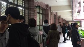 １０９學測，松山高中 （圖／記者簡若羽攝影）