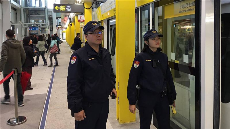 新北環狀線試乘　北市捷警同步維安