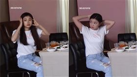 （圖／翻攝自微博）髮圈,橡皮筋,馬尾,綁頭髮