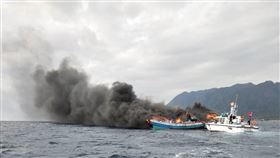 台東永泉3號火燒船