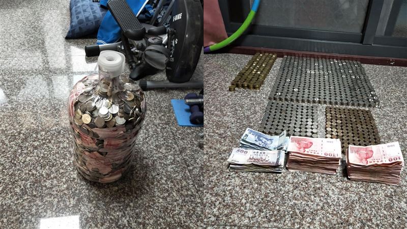 拿水桶存錢！成果曝嚇呆網：有6位數