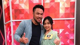 陳致遠陳琳、王中皇王齡儀父女檔上衛視中文台《一袋女王》分享親子間的趣事。圖／衛視提供