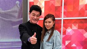 陳致遠陳琳、王中皇王齡儀父女檔上衛視中文台《一袋女王》分享親子間的趣事。圖／衛視提供