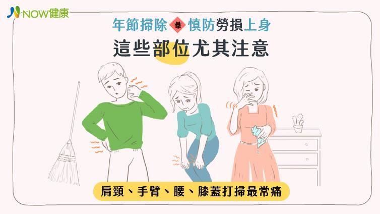 年節掃除防勞損上身　這些部位尤注意