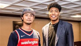 ▲八村壘與達比修有。（圖／翻攝自達比修有IG）