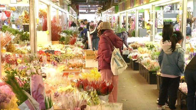過年買花添喜氣　花市連5天不打烊
