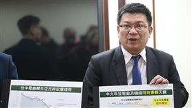 經濟部：中火不會再有10燃煤機組全開狀況環保署通過台中火力發電廠新增2部燃氣機組環評案，經濟部次長曾文生21日出面秀數據說明，強調從去年開始就沒有10部燃煤機組全開狀況，「今後更不會有」。中央社記者張新偉攝　109年1月21日