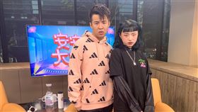 ▲屁孩與水水來到《安安大明星》。（圖／記者陳姿穎攝影）