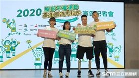 ▲黑人陳建州與藝人李懿熱心參與臉部平權運動國道馬拉松。（圖／記者林辰彥攝影）