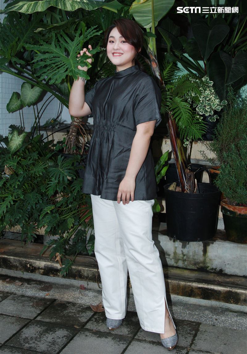 許莉潔三立新聞網專訪。（記者邱榮吉/攝影）