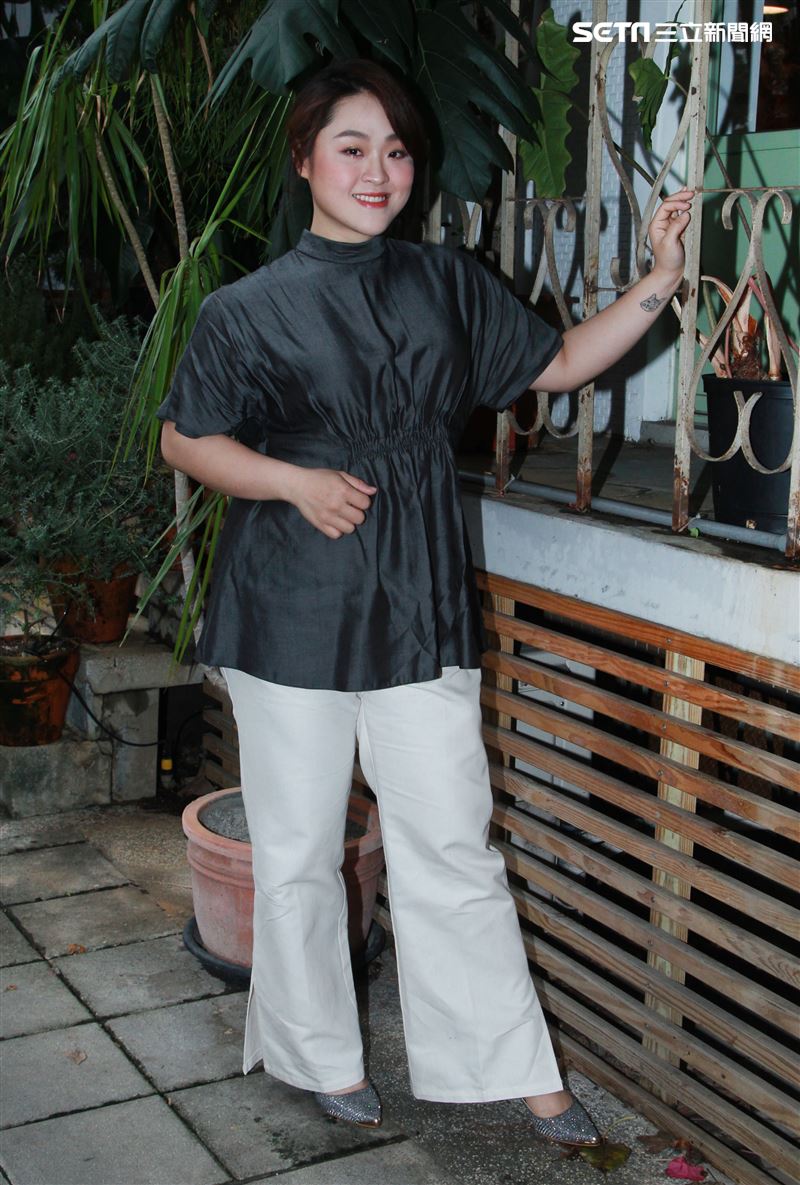 許莉潔三立新聞網專訪。（記者邱榮吉/攝影）