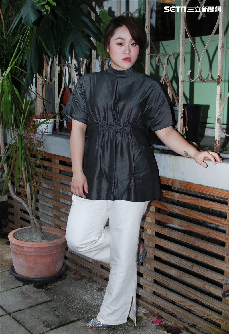 許莉潔三立新聞網專訪。（記者邱榮吉/攝影）