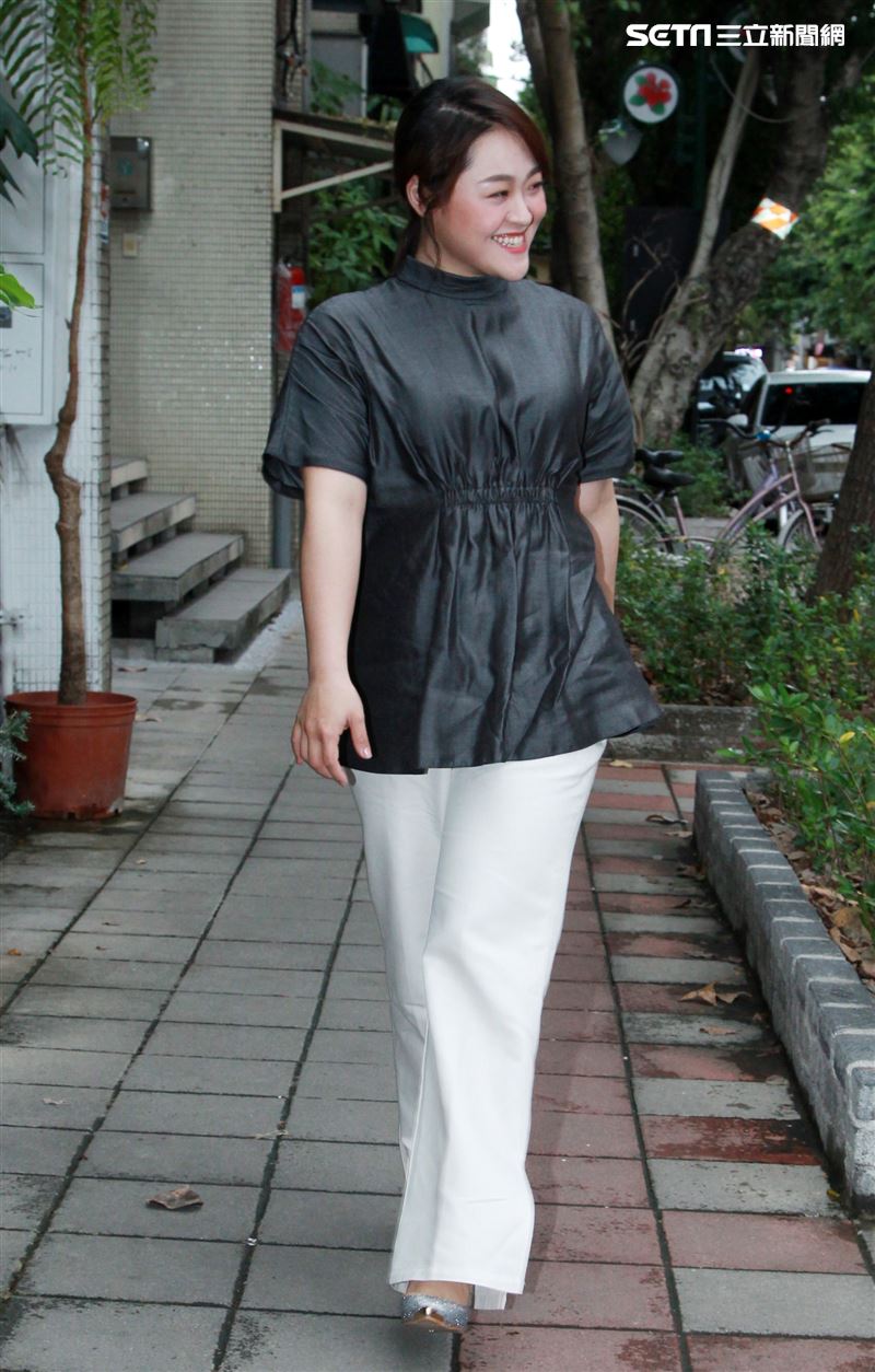 許莉潔三立新聞網專訪。（記者邱榮吉/攝影）