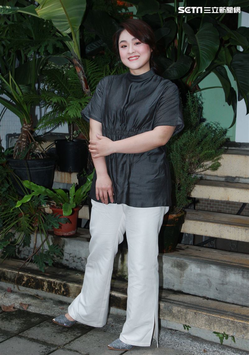 許莉潔三立新聞網專訪。（記者邱榮吉/攝影）