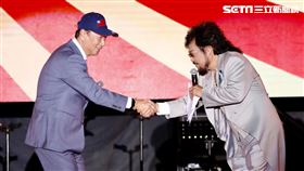 張菲,Sandy吳姍儒,鴻海,尾牙,郭台銘。圖／記者林聖凱攝影