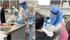 武漢肺炎，網傳醫師全面戒備（圖／翻攝自微博）