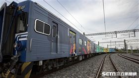 動物彩繪列車(新竹市府提供)