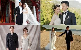 婚紗整理／林志玲和AKIRA、夏于喬與導演男友林書宇、網紅HowHow和歌手鄧福如