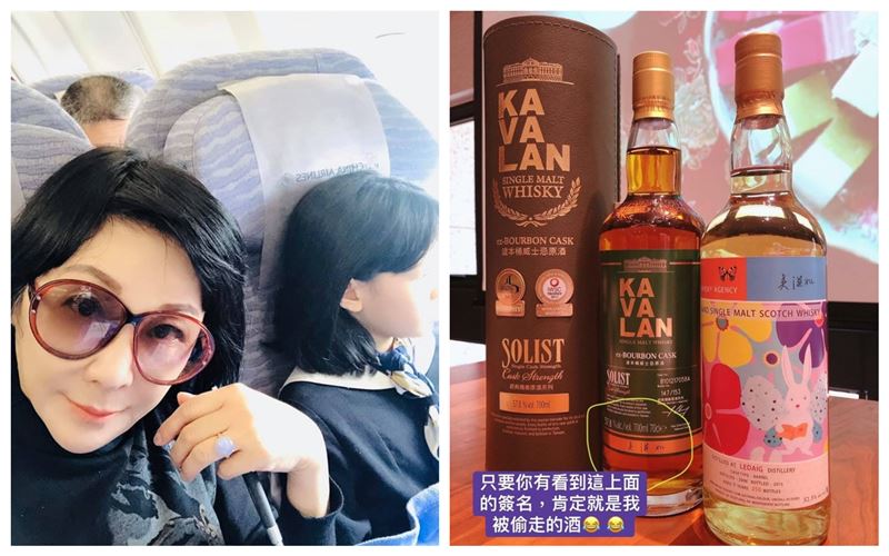 吳淡如家遭竊　小偷搬光50瓶高檔酒