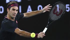 ▲費德勒（Roger Federer）直落三晉級澳網32強。（圖／美聯社／達志影像）