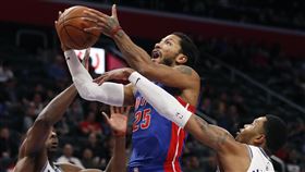 ▲羅斯（Derrick Rose）連10場比賽得分破20。（圖／美聯社／達志影像）