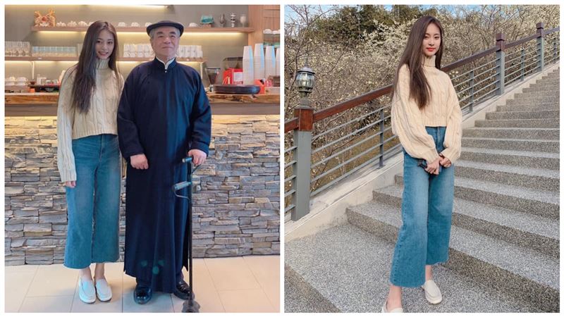 周子瑜突現嘉義賞櫻　甜美合照羨煞網