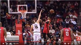 ▲威斯布魯克（Russell Westbrook）顏扣約基奇（Nikola Jokic）。（圖／翻攝自YouTube）