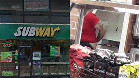 潛艇堡,英國,員工,抓屁股,衛生,民眾,SUBWAY,圖翻攝自googlemap及臉書