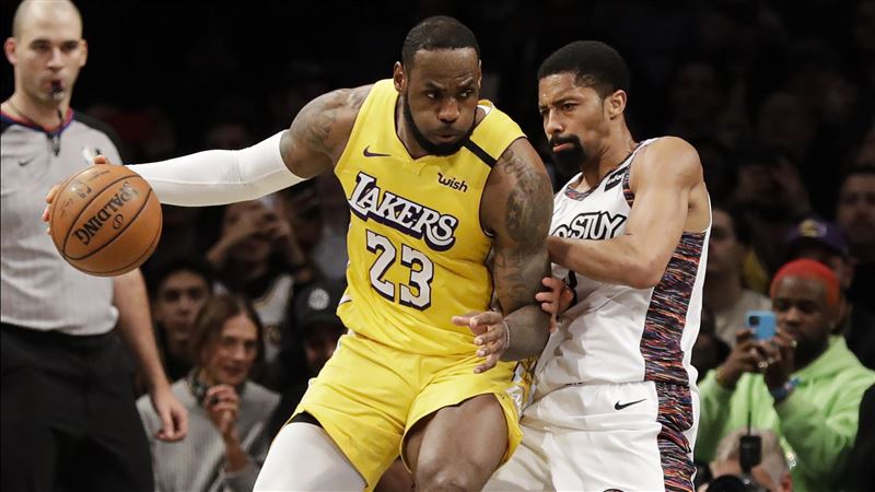 NBA／詹姆斯大三元　湖人痛宰籃網