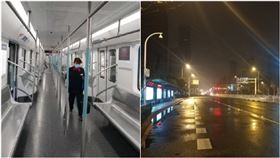 武漢封城1天後…現況曝光！網看「街景」鼻酸：好像災難片（圖／翻攝自微博）