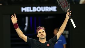 ▲費德勒達成澳網第100勝。（圖／翻攝自澳網推特）