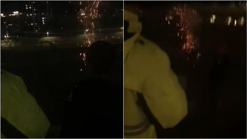 除夕違規放炮不聽勸　男毆傷消防隊員