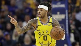 ▲羅素（D'Angelo Russell）單場9顆三分球，追平生涯紀錄。（圖／美聯社／達志影像）