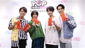 POP Radio主持人蔡旻佑邀請好友廖文強、脆樂團成員Skippy、丁丁來到春節特別節目《超級歡樂星》。圖／POP Radio提供