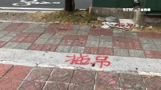 過年慘被拖吊！人行道寫滿違停車牌