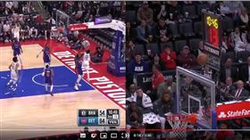 ▲厄文（Kyrie Irving）籃板後方出手投進2分。（圖／翻攝自YouTube）