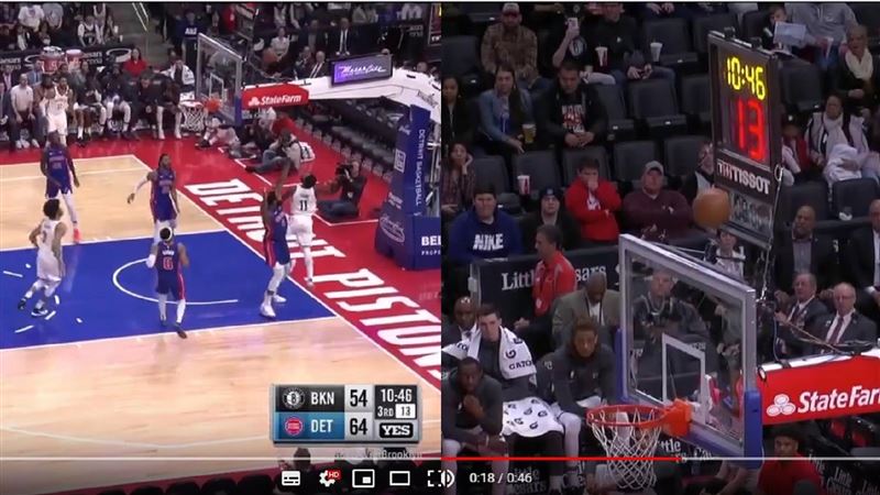 NBA／神　厄文籃板後方出手得2分