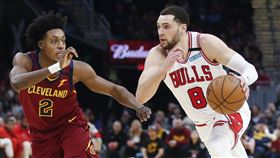 ▲拉文（Zach LaVine）攻下44分，其中27分是在上半場。（圖／美聯社／達志影像）