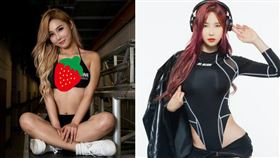 DJ Jina曾受邀擔任格鬥大賽舉牌女郎。（圖／翻攝自DJ Jina IG）