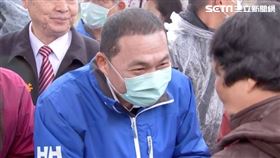 侯友宜林口竹林山觀音寺參拜發福袋